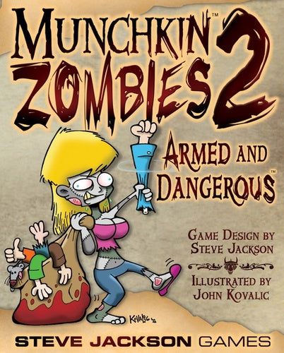 MUNCHKIN ZOMBIES 2 ARMED AND DANGEROUS EXPANSION