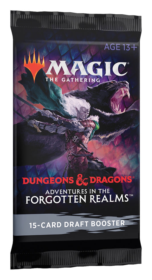 MAGIC THE GATHERING D & D ADVENTURES IN THE FORGOTTEN REALMS BOOSTER