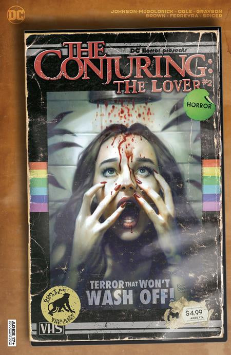 DC HORROR PRESENTS THE CONJURING THE LOVER #2 (OF 5) CVR B RYAN BROWN VHS TRIBUTE CARD STOCK VARIANT