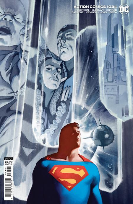 ACTION COMICS #1034 CVR B JULIAN TOTINO TEDESCO CARD STOCK VARIANT