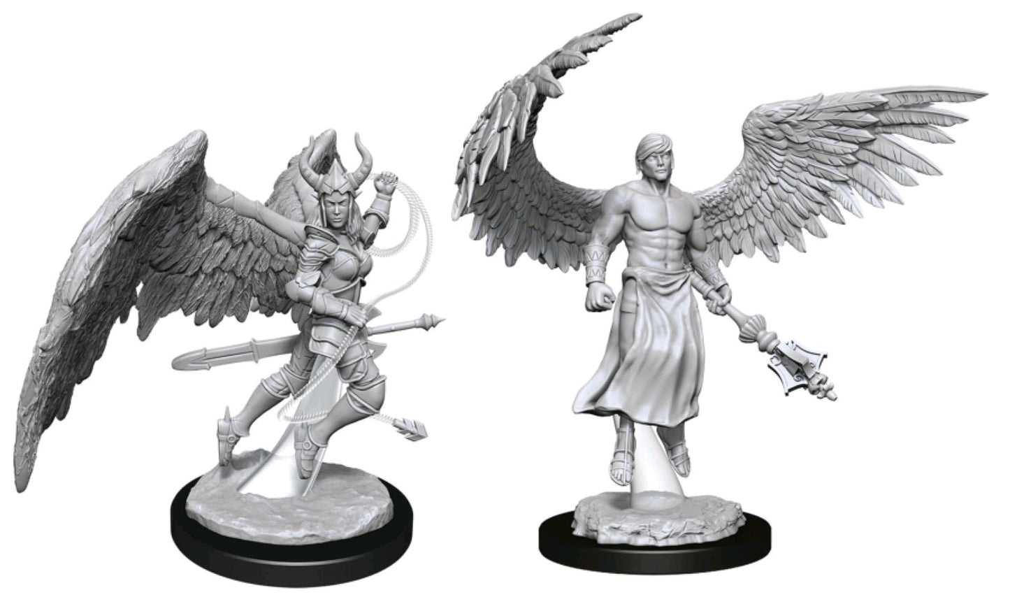 DUNGEONS & DRAGONS NOLZUR'S MARVELOUS UNPAINTED MINI: DEVA & ERINYES