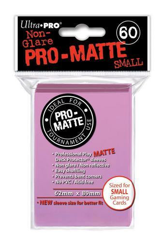 ULTRA PRO PRO-MATTE DECK PROTECTOR SLEEVES - SMALL - PINK