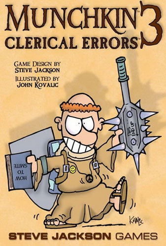 MUNCHKIN 3 CLERICAL ERRORS EXPANSION