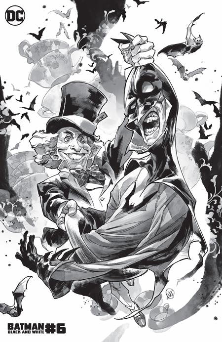 BATMAN BLACK AND WHITE #6 (OF 6) CVR C YASMINE PUTRI MAD HATTER VARIANT