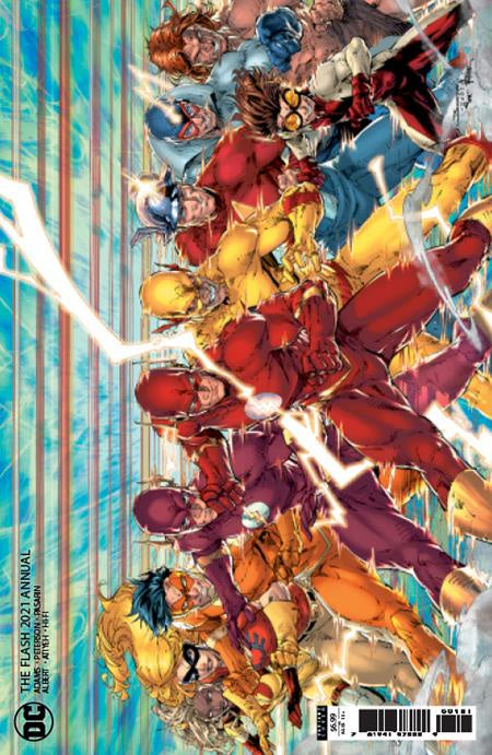 FLASH 2021 ANNUAL #1 CVR B BRETT BOOTH CARD STOCK VARIANT