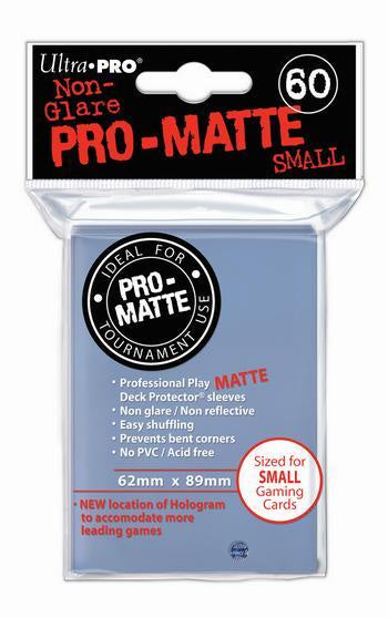 ULTRA PRO PRO-MATTE DECK PROTECTOR SLEEVES - SMALL - CLEAR