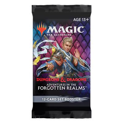 MAGIC THE GATHERING D & D ADVENTURES IN THE FORGOTTEN REALMS SET BOOSTER