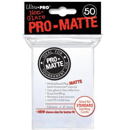 ULTRA PRO PRO-MATTE DECK PROTECTOR SLEEVES - WHITE