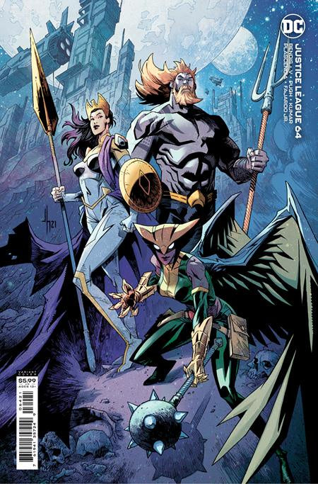 JUSTICE LEAGUE #64 CVR B JASON HOWARD CARD STOCK VARIANT