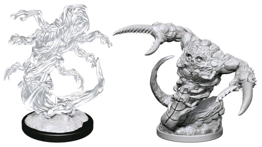 DUNGEONS & DRAGONS NOLZUR'S MARVELOUS UNPAINTED MINI:  TSUCORA QUORI AND HASHALAQ QUORI