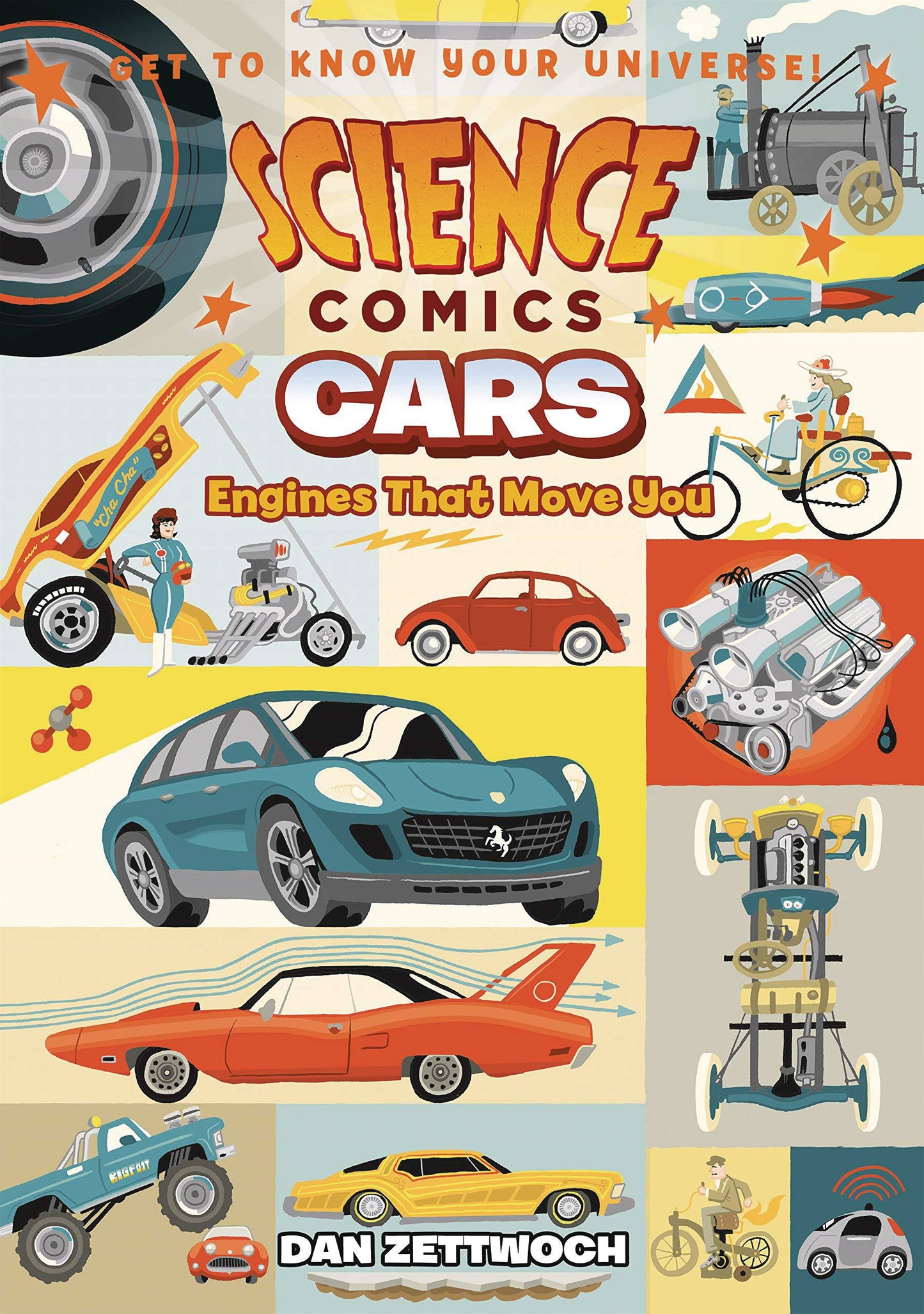 SCIENCE COMICS CARS ENGINES THAT MOVE YOU