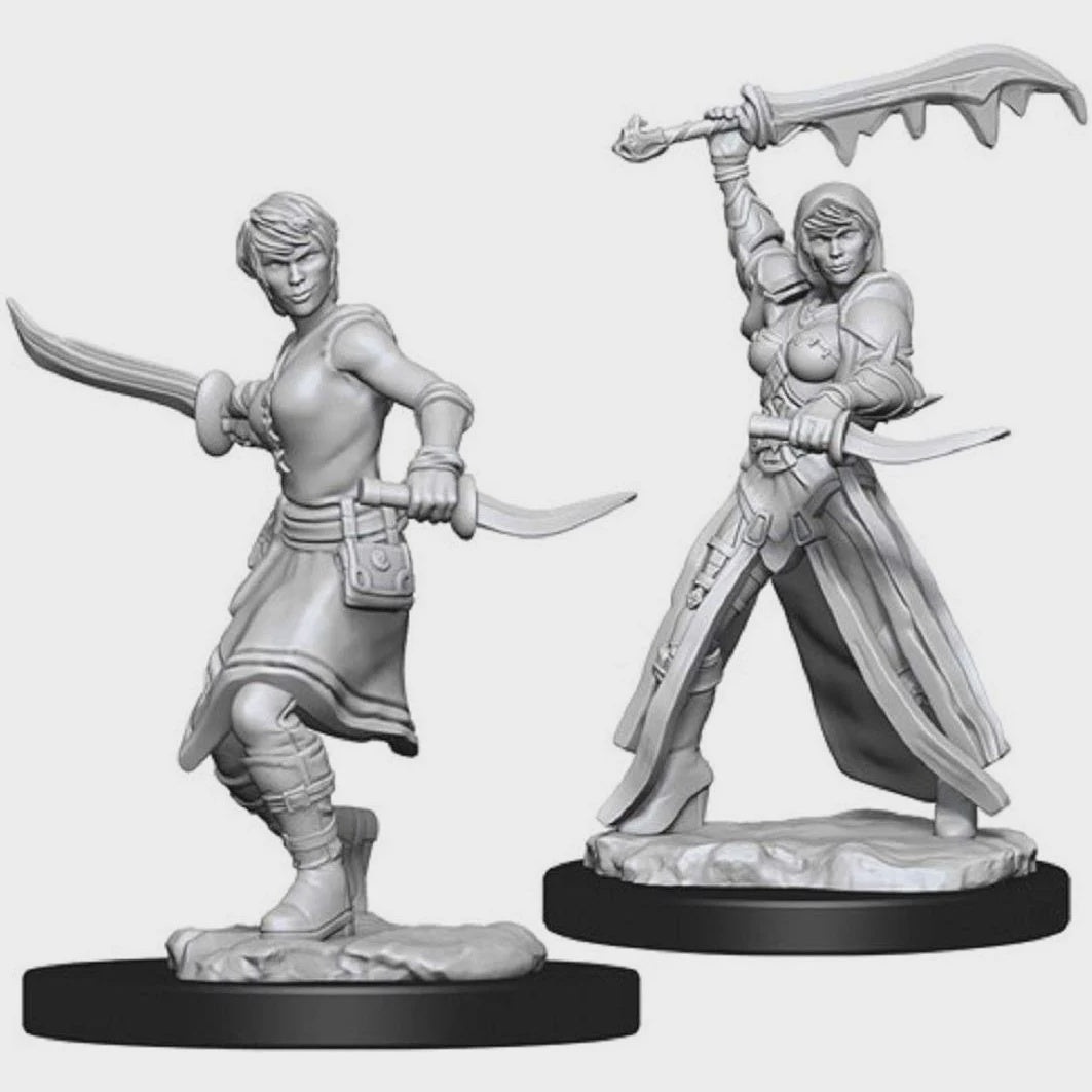 DUNGEONS & DRAGONS NOLZUR'S MARVELOUS UNPAINTED MINI: HUMAN ROGUE (FEMALE)