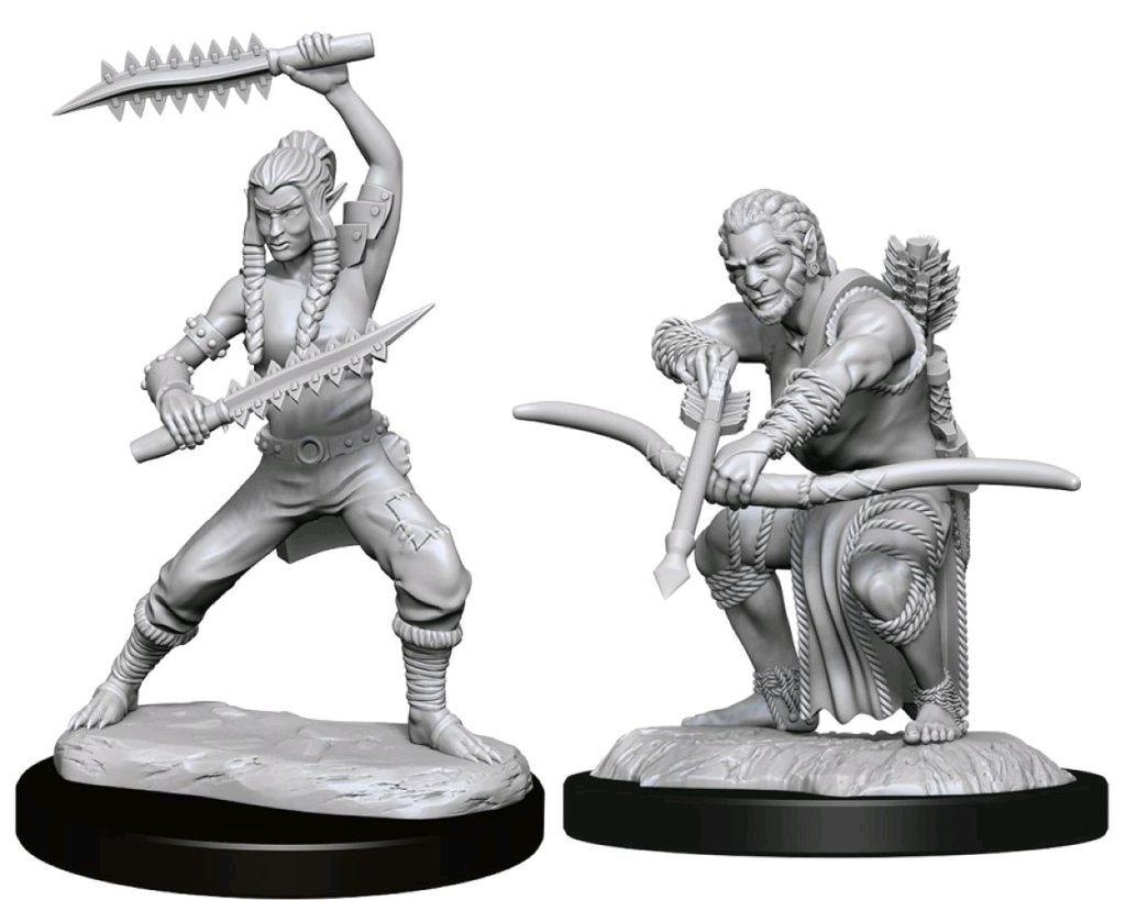 DUNGEONS & DRAGONS NOLZUR'S MARVELOUS UNPAINTED MINI:  WILDHUNT SHIFTER RANGER