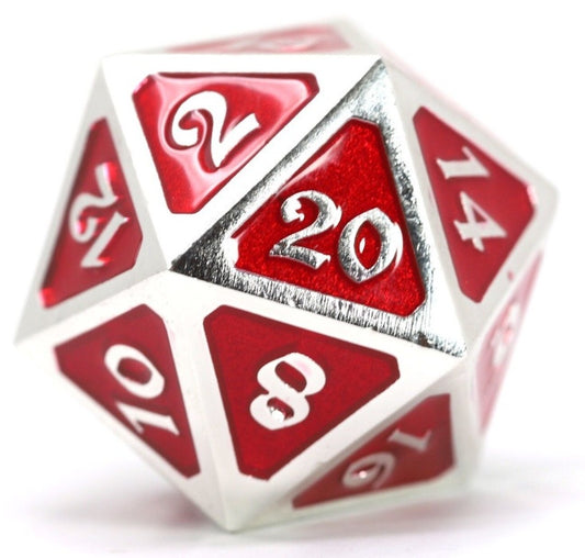 DIE HARD PLATINUM RUBY METAL D20