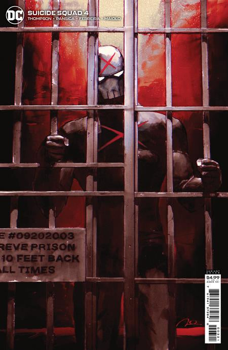 SUICIDE SQUAD #4 CVR B GERALD PAREL CARD STOCK VARIANT