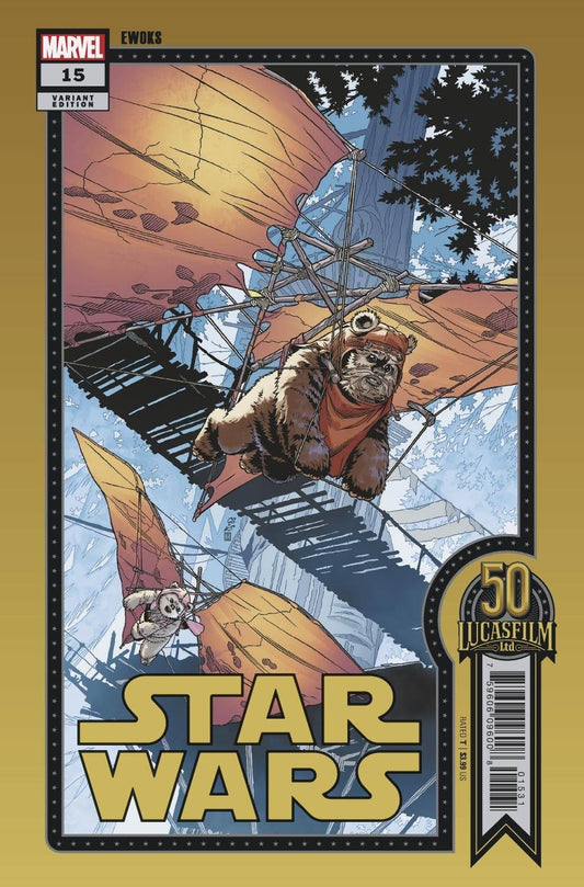 STAR WARS #15 SPROUSE LUCASFILM 50TH VARIANT WOBH