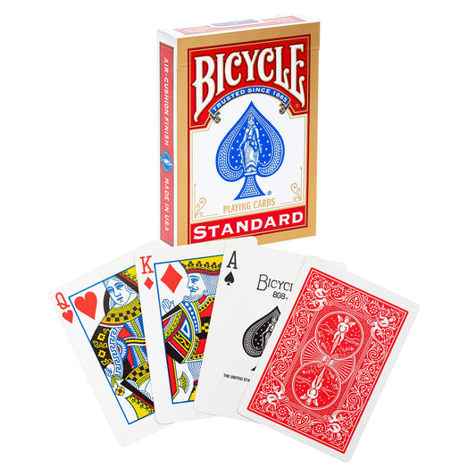 BICYCLE STANDARD INTERNATIONAL PLAYING CARDS (RED)