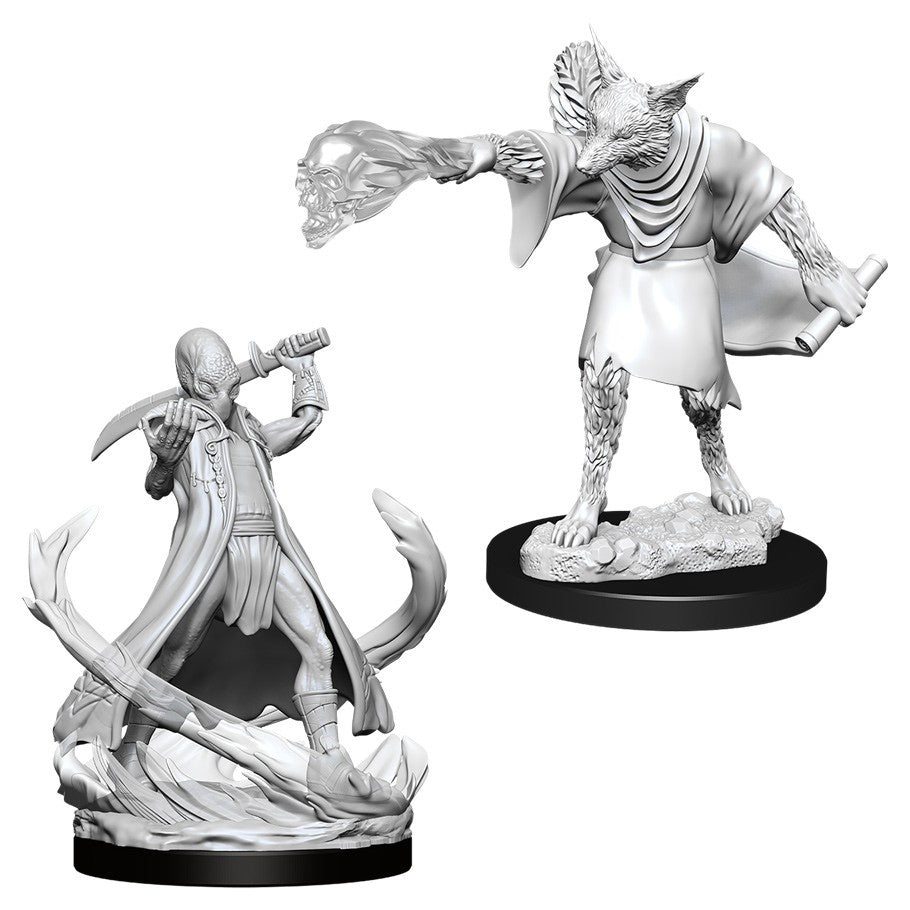 DUNGEONS & DRAGONS NOLZUR'S MARVELOUS UNPAINTED MINI: ARCANALOTH AND ULTROLOTH