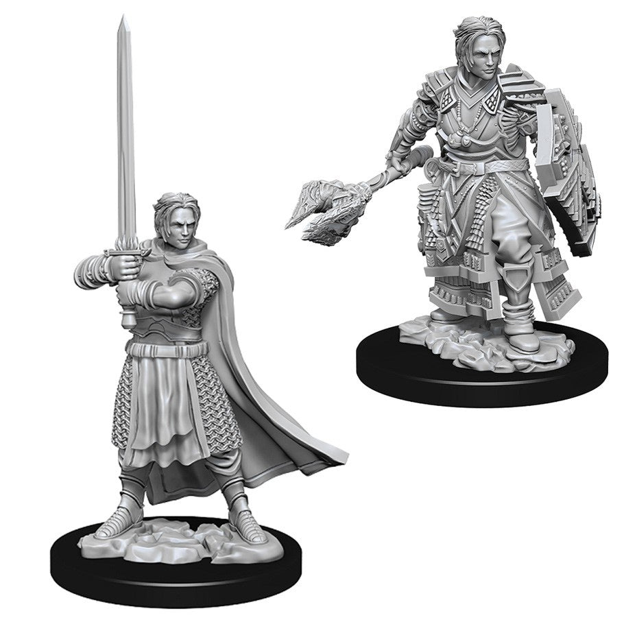 DUNGEONS & DRAGONS NOLZUR'S MARVELOUS UNPAINTED MINI: HUMAN CLERIC (MALE)