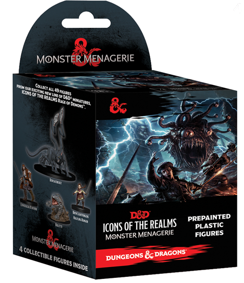 DUNGEONS & DRAGONS ICONS OF THE REALM MONSTER MENAGERIE BOOSTER BOX