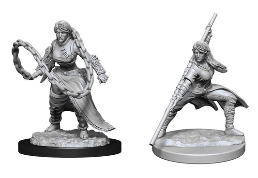 DUNGEONS & DRAGONS NOLZUR'S MARVELOUS UNPAINTED MINI: HUMAN MONK #3 (FEMALE)