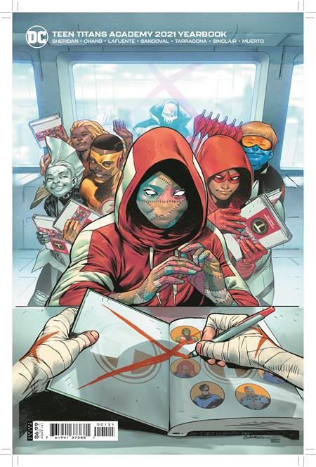 TEEN TITANS ACADEMY 2021 YEARBOOK #1 CVR B RAFA SANDOVAL CARD STOCK VARIANT