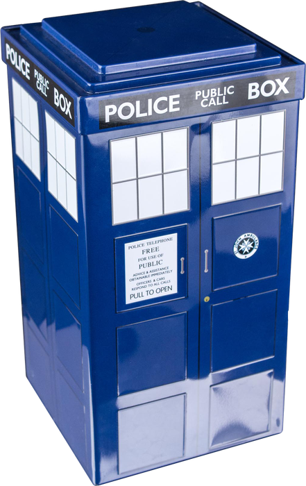 DOCTOR WHO TARDIS TIN STORAGE BOX