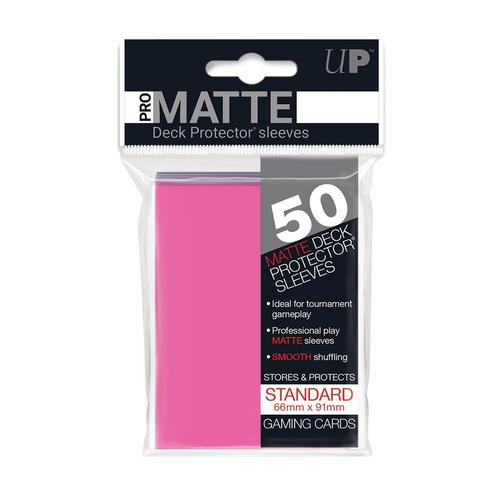 ULTRA PRO PRO-MATTE DECK PROTECTOR SLEEVES - BRIGHT PINK