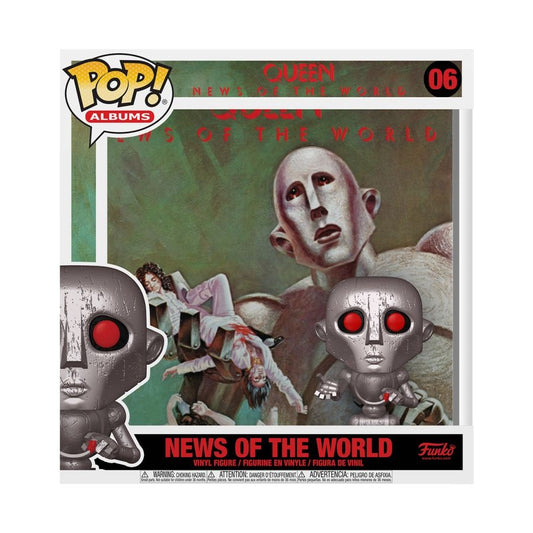POP! ALBUMS: QUEEN - NEWS OF THE WORLD METALLIC VINYL COVER