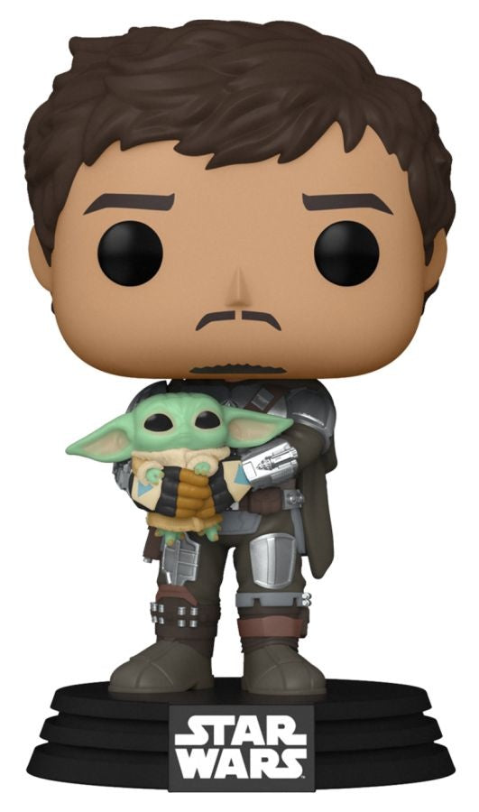 POP! STAR WARS MANDALORIAN: MANDALORIAN WITH GROGU