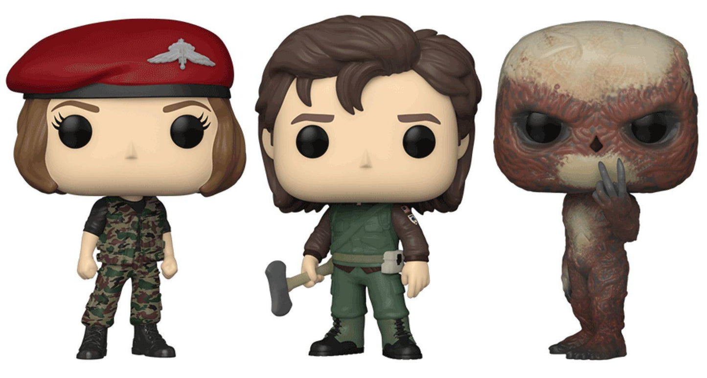 POP! TELEVISION: STRANGER THINGS: ROBIN STEVE & VECNA THREE PACK