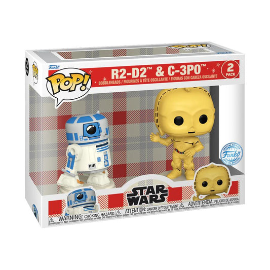 POP! STAR WARS: D100 - R2D2 AND C3PO RETRO REIMAGINED
