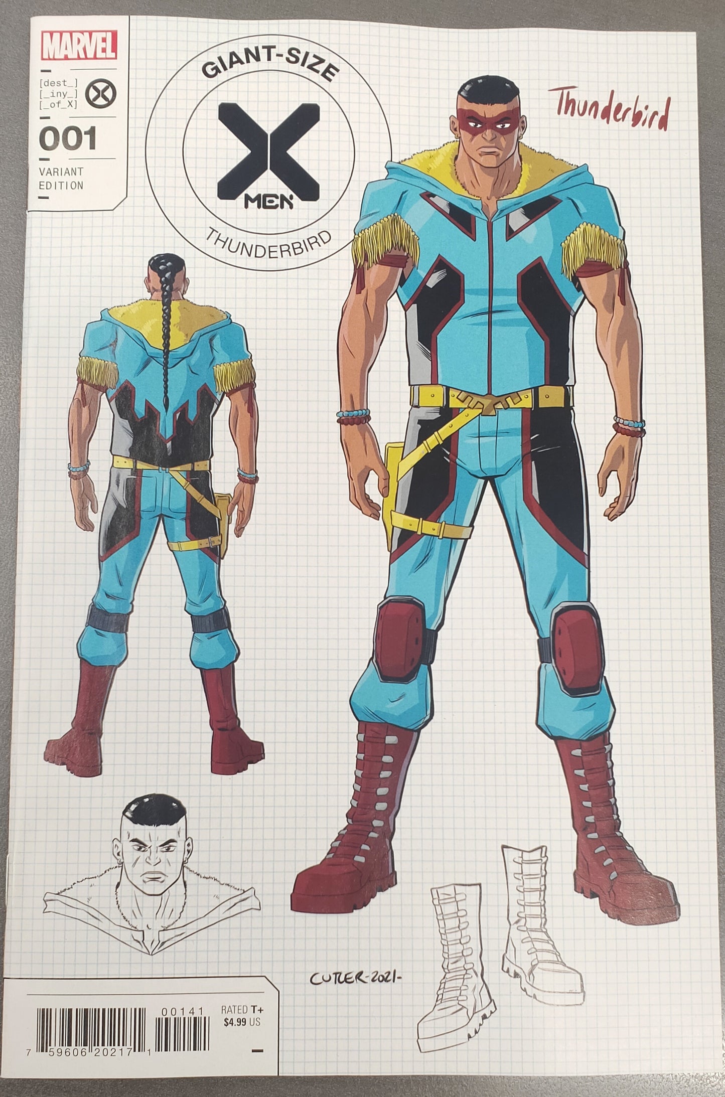 GIANT-SIZE X-MEN THUNDERBIRD #1 CUTLER DESIGN VARIANT