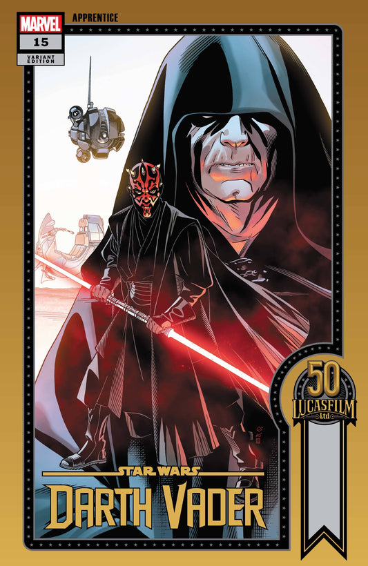 STAR WARS DARTH VADER #15 SPROUSE LUCASFILM 50TH VARIANT WOBH