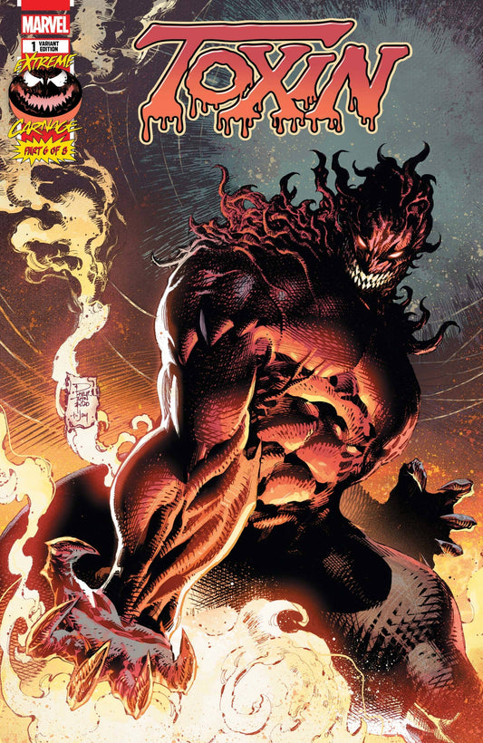 EXTREME CARNAGE TOXIN #1 TAN VARIANT