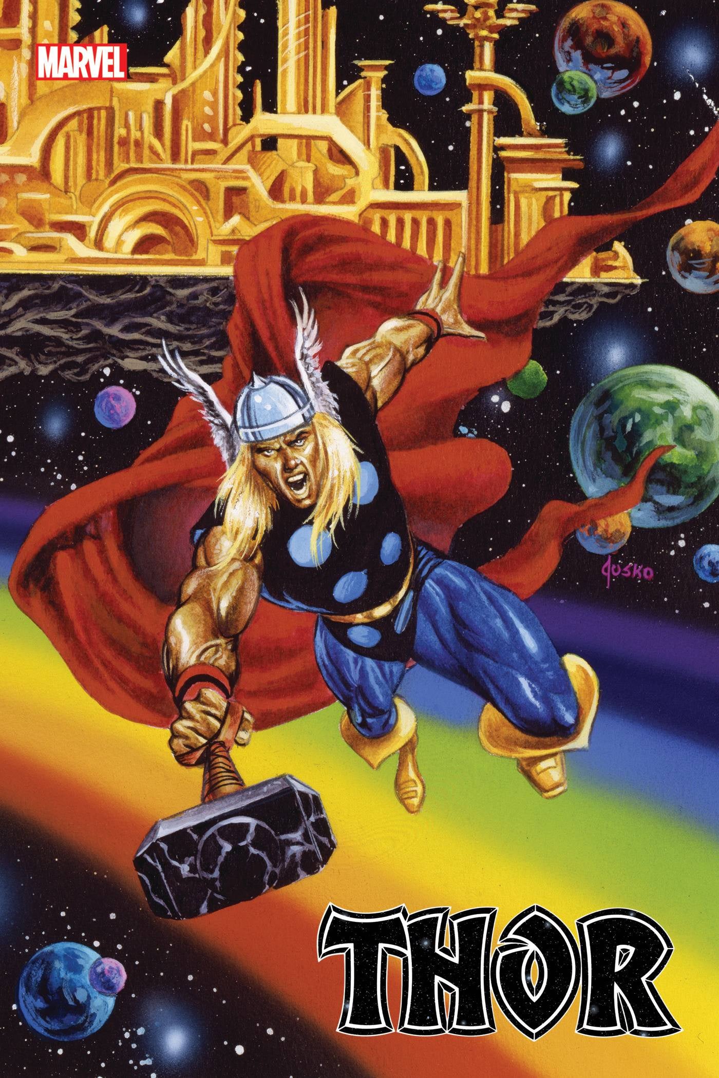 THOR #18 JUSKO MARVEL MASTERPIECES VARIANT