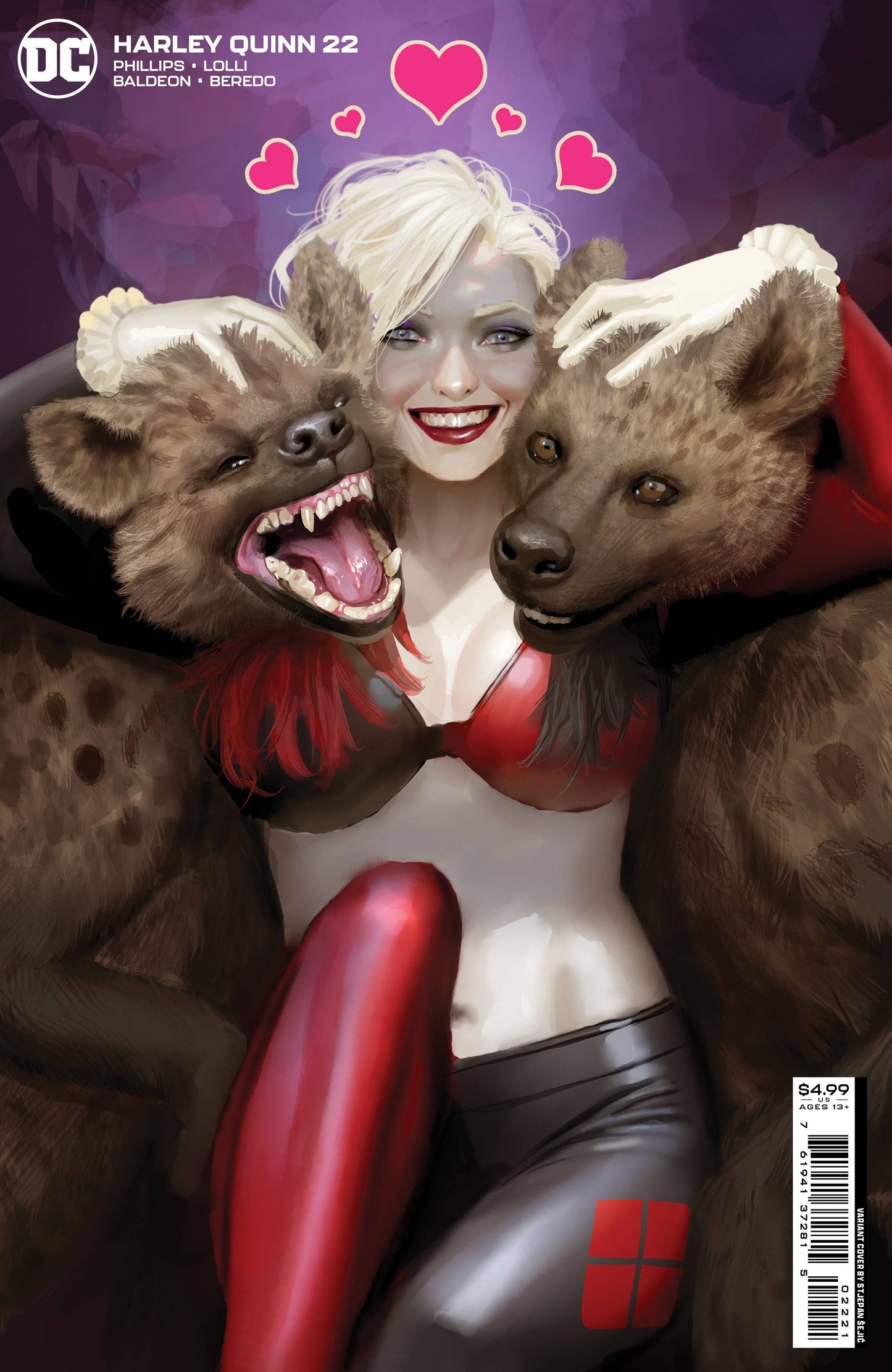 HARLEY QUINN #22 CVR B STJEPAN SEJIC CARD STOCK VARIANT