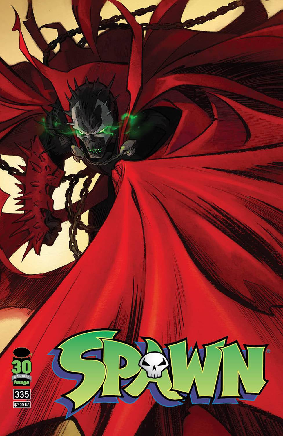 SPAWN #335 CVR A TOLEDANO