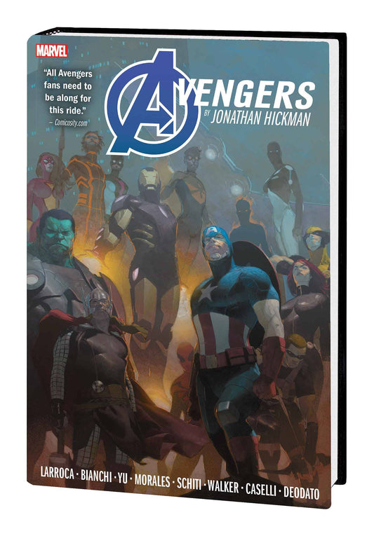 AVENGERS BY JONATHAN HICKMAN OMNIBUS VOLUME 02 RIBIC COVER