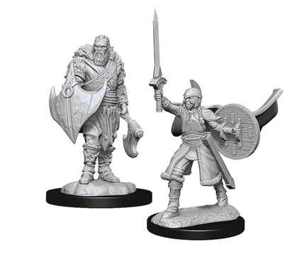 MAGIC THE GATHERING UNPAINTED MINI: HUMAN BERSERKERS