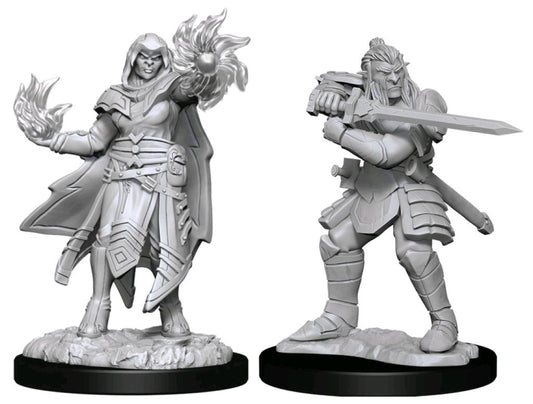 DUNGEONS & DRAGONS NOLZUR'S MARVELOUS UNPAINTED MINI: HOBGOBLIN FIGHTER & HOBGOBLIN WIZARD