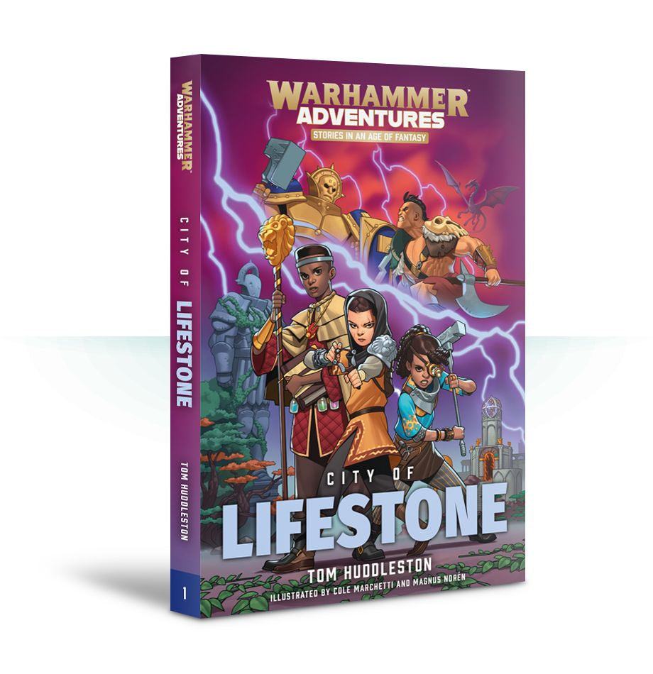 WARHAMMER ADVENTURES REALM QUEST: CITY OF LIFESTONE BY TOM HUDDLESTON