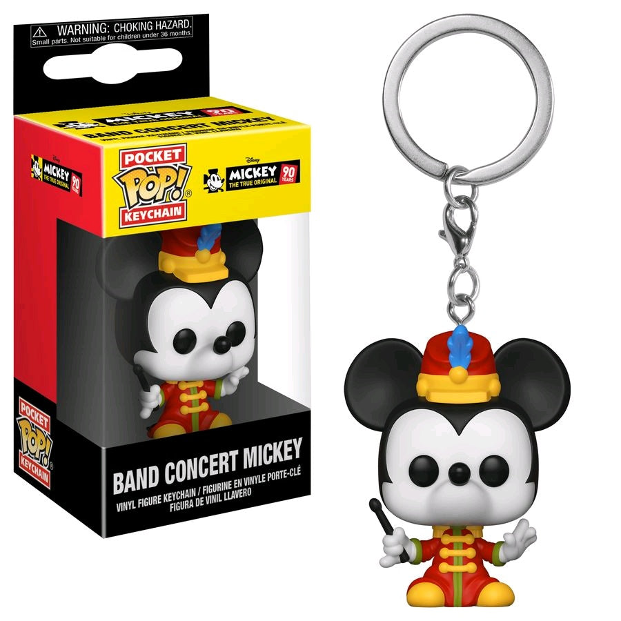 POCKET POP! DISNEY: 90TH ANNIVERSARY BAND CONCERT MICKEY MOUSE KEYCHAIN