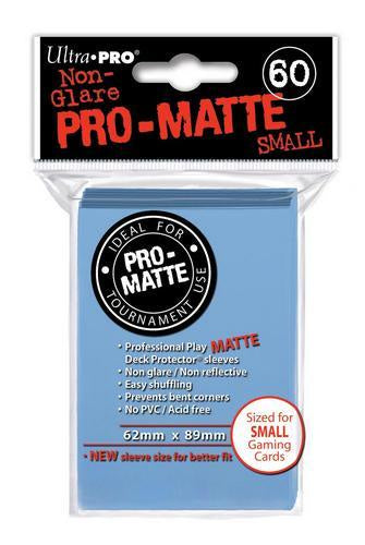 ULTRA PRO PRO-MATTE DECK PROTECTOR SLEEVES - SMALL - LIGHT BLUE