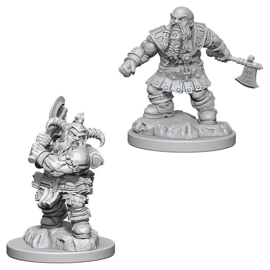 DUNGEONS & DRAGONS NOLZUR'S MARVELOUS UNPAINTED MINI: DWARF BARBARIAN (MALE)