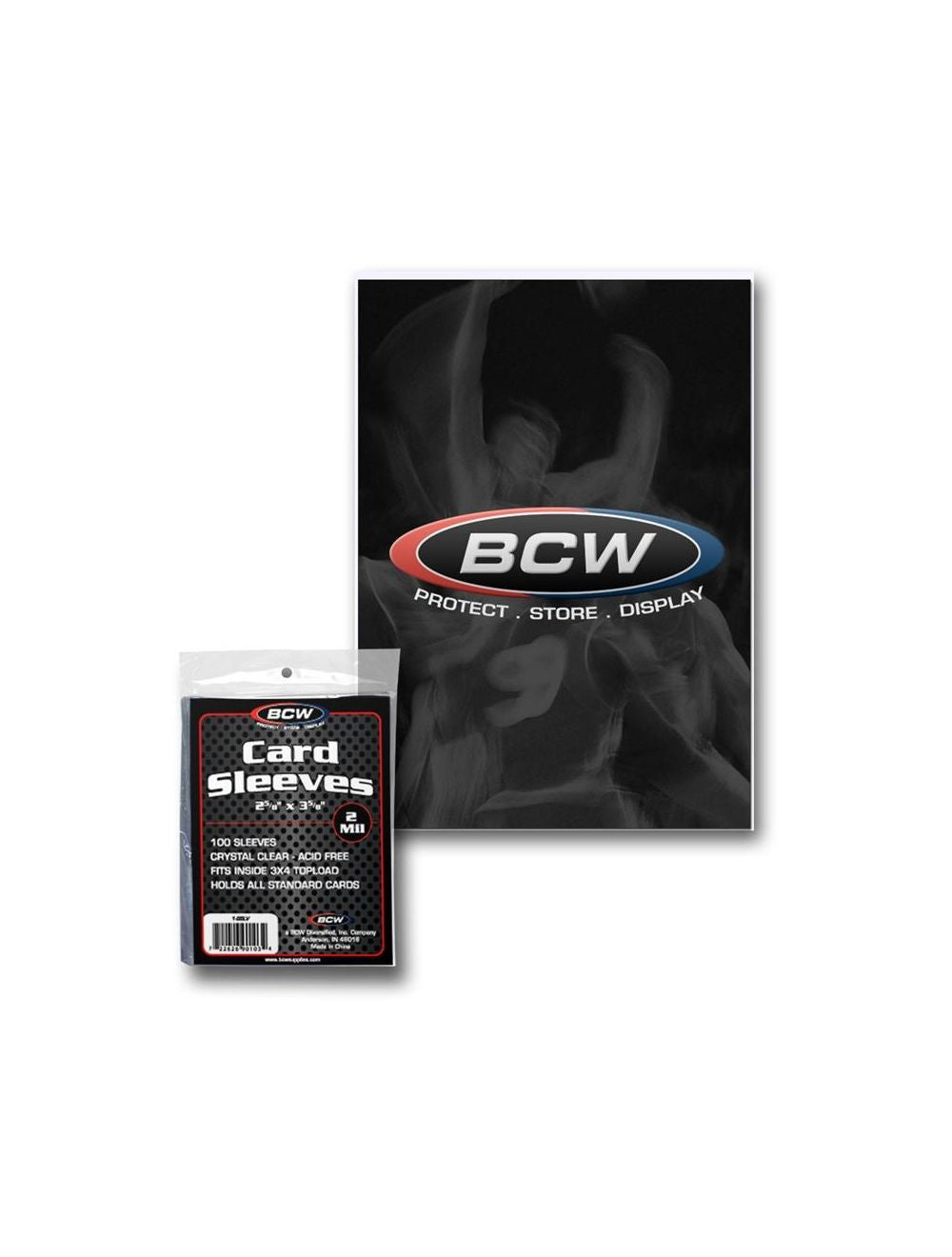 BCW STANDARD CLEAR SLEEVES (100 COUNT)