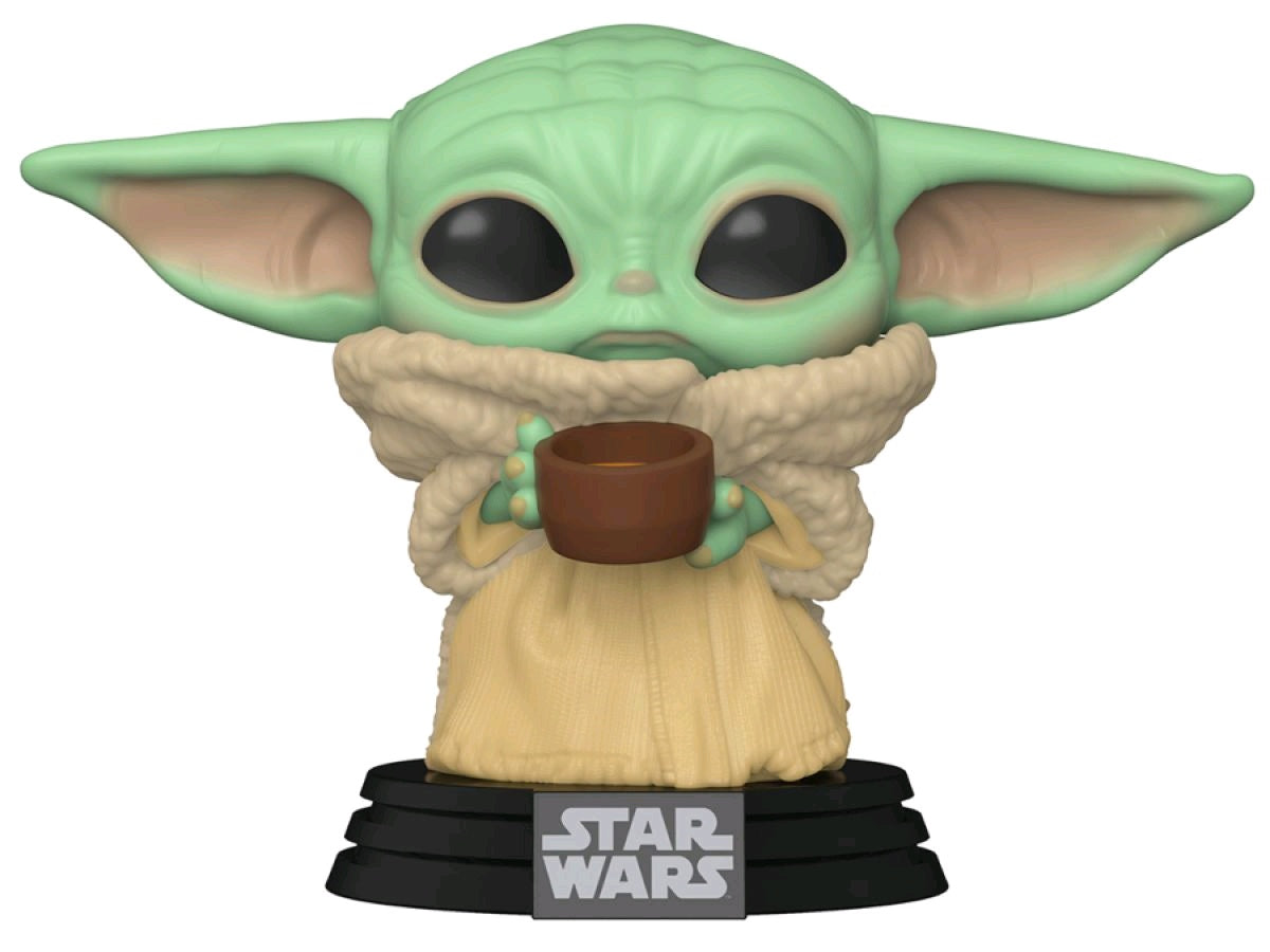 POP! STAR WARS MANDALORIAN: THE CHILD (BABY YODA) WITH CUP