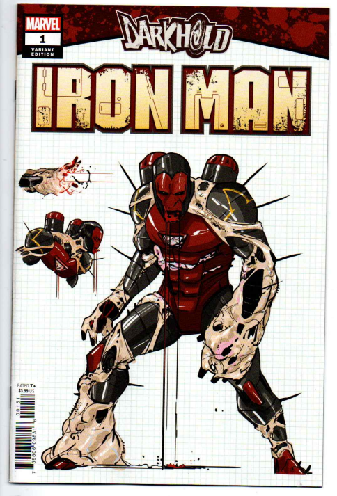 DARKHOLD IRON MAN #1 TORMEY DESIGN VARIANT