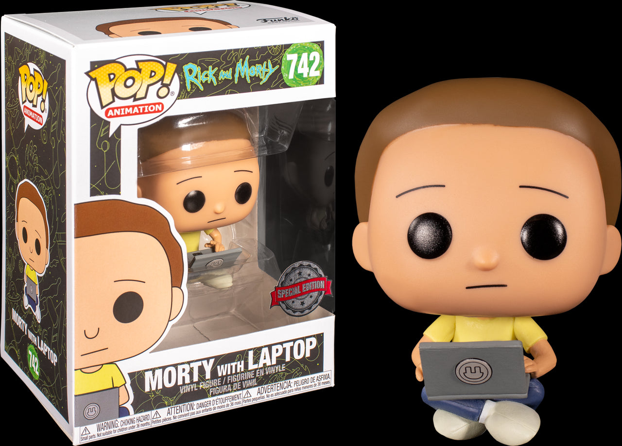 POP! ANIMATION: RICK & MORTY: MORTY WITH LAPTOP