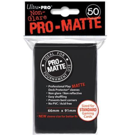 ULTRA PRO PRO-MATTE DECK PROTECTOR SLEEVES - BLACK